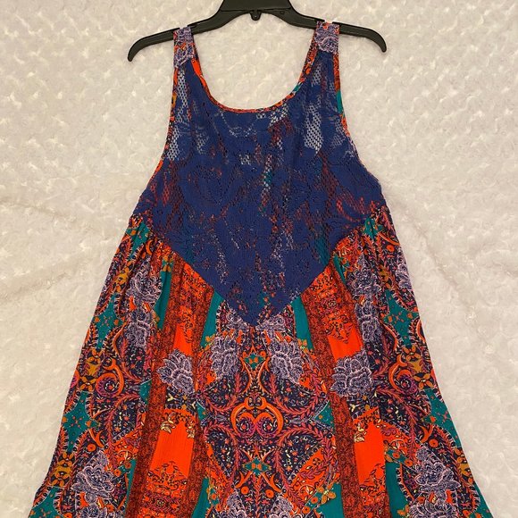 SOLD***Free People Count Me In Trapeze Tunic-L - Picture 3 of 12